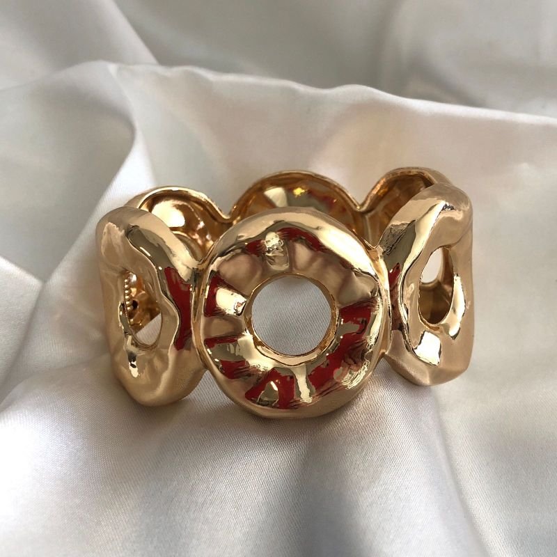 Bracelete Círculos Vazado