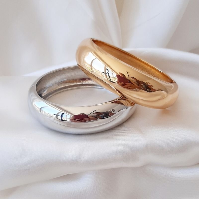 Bracelete Liso Dourado