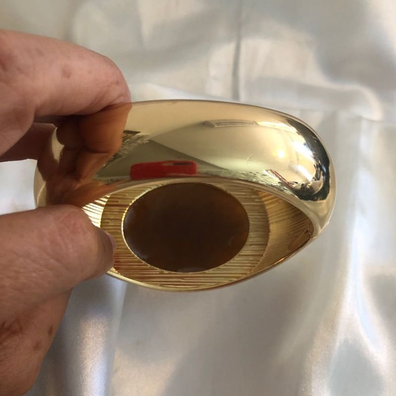 Bracelete Oval Cor Fumé Escuro