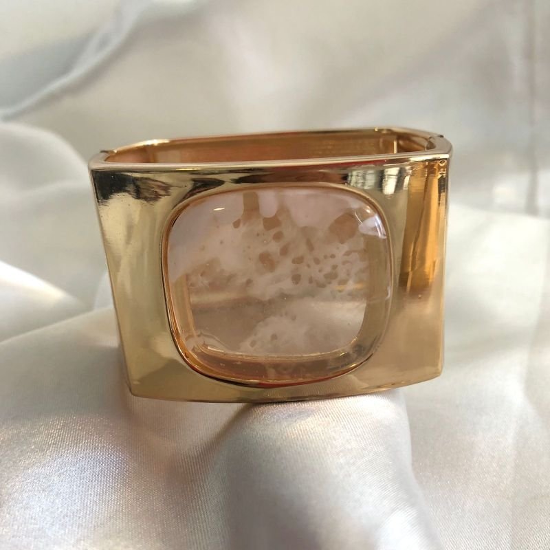 Bracelete Quadrado Cor Cristal