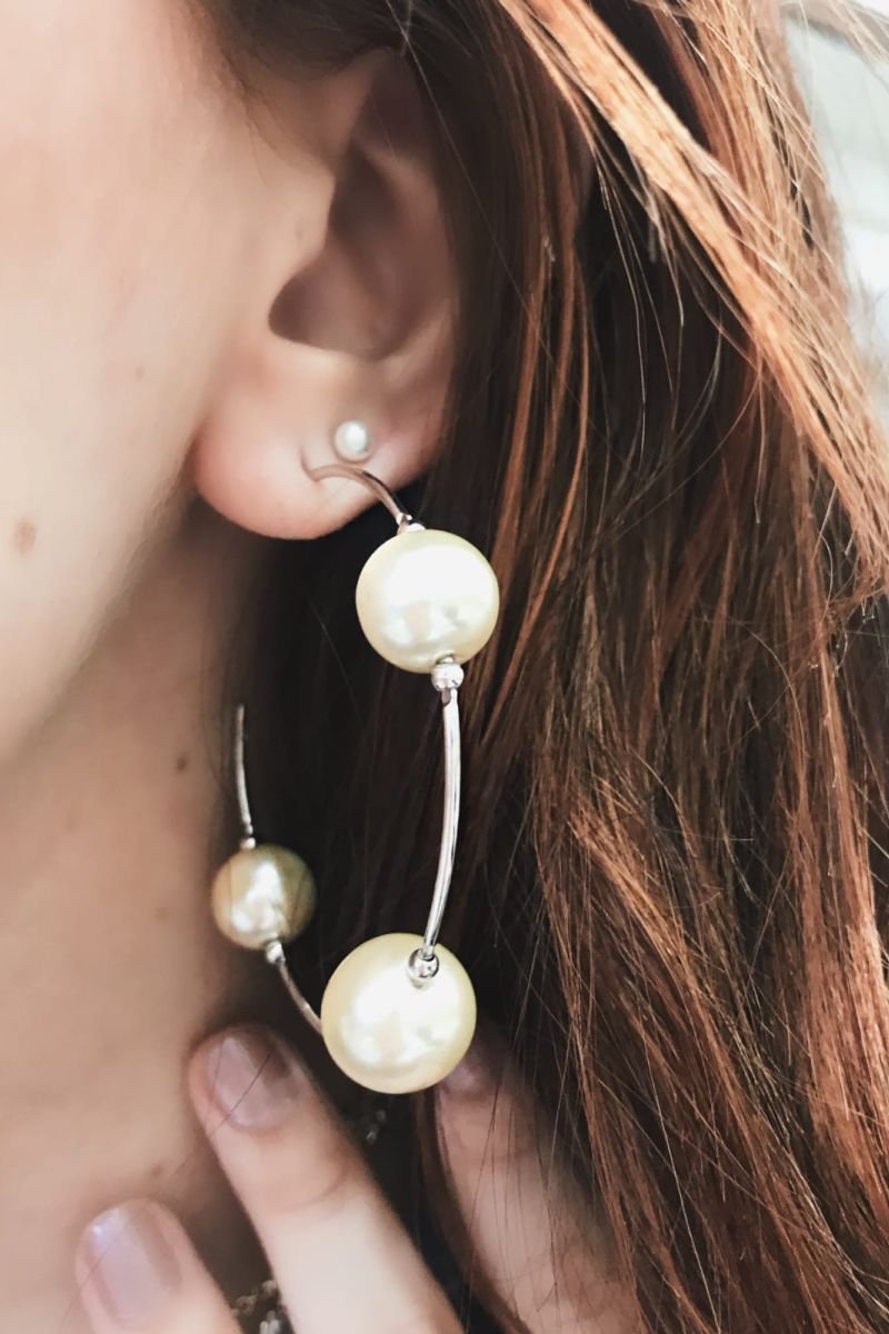 Brinco Argola com Pérola