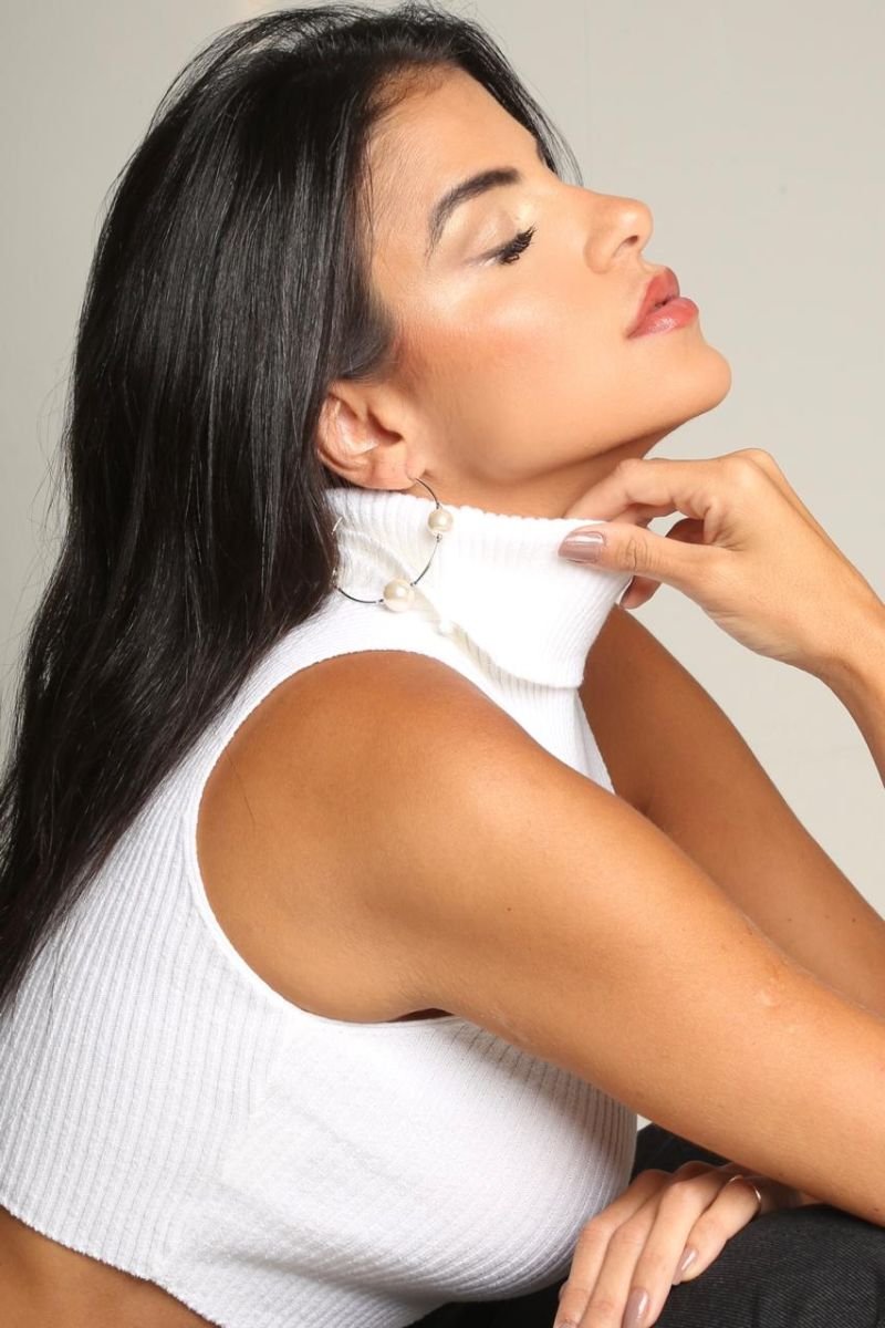 Brinco Argola com Pérola