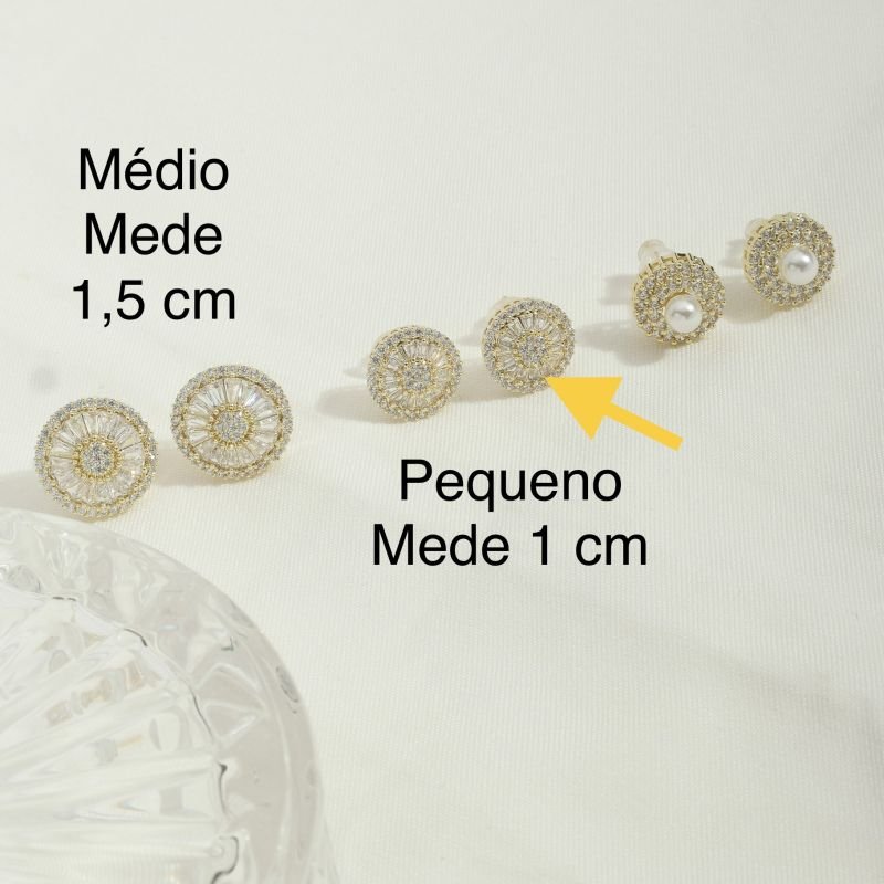 Brinco Pizza Pequeno Dourado