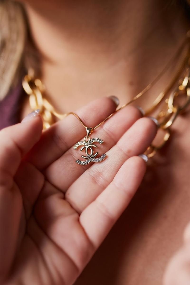 Colar com Pingente Folheado Ouro 18k