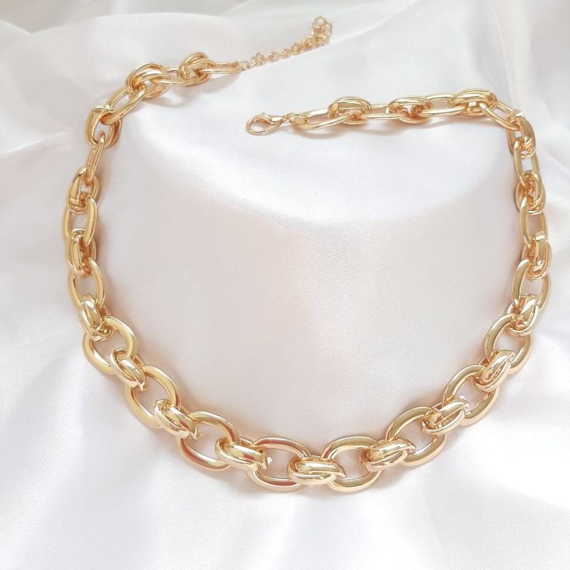 Colar Elos Dourado