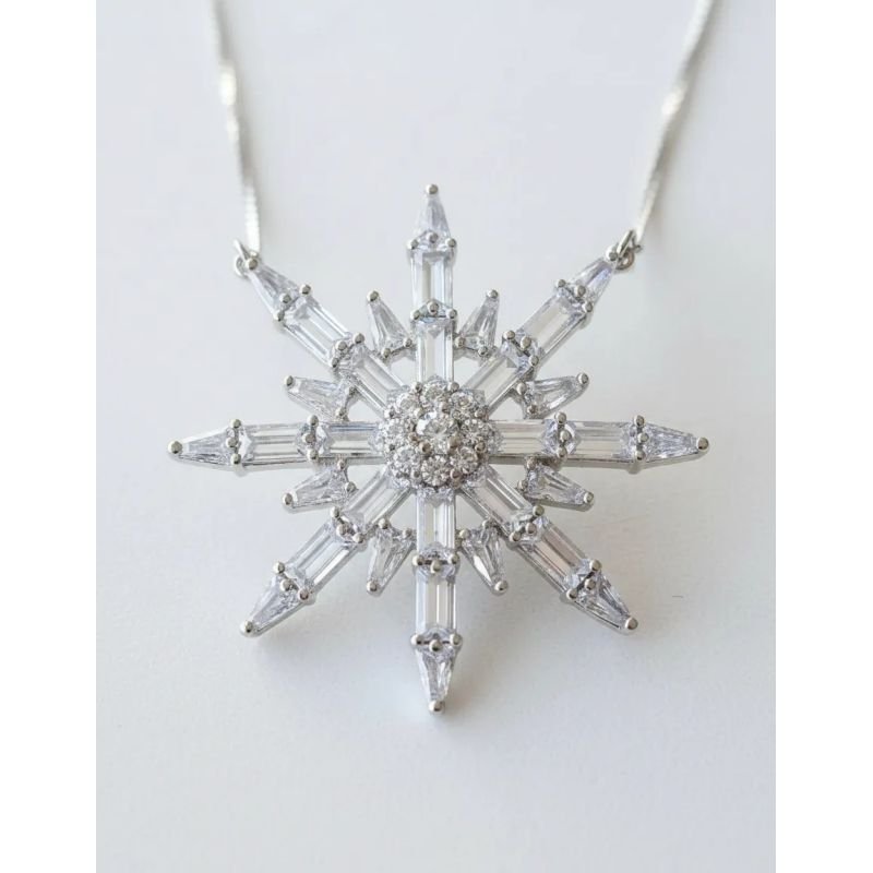 Colar Estrela Navetes