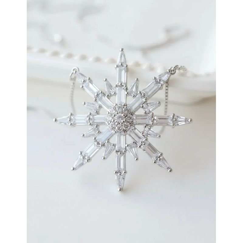 Colar Estrela Navetes