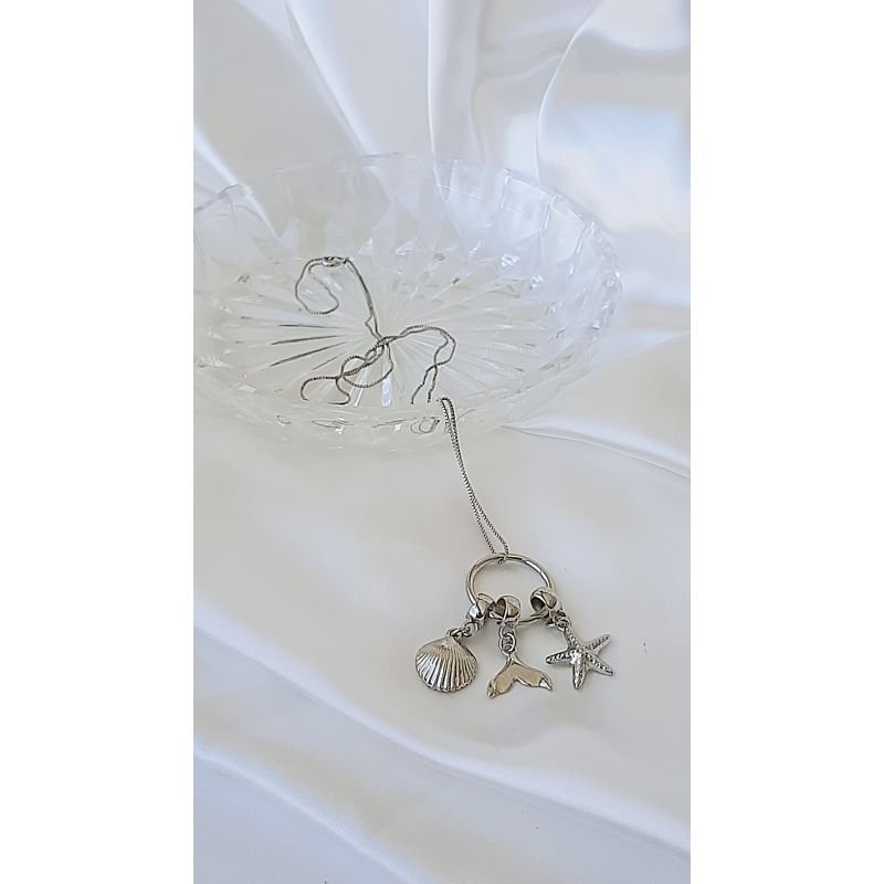 Colar com Patuá sereia do mar