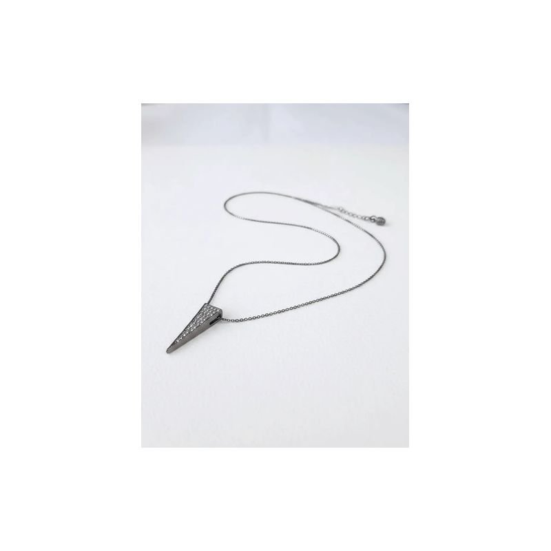 Colar Triangulo com Zirconias