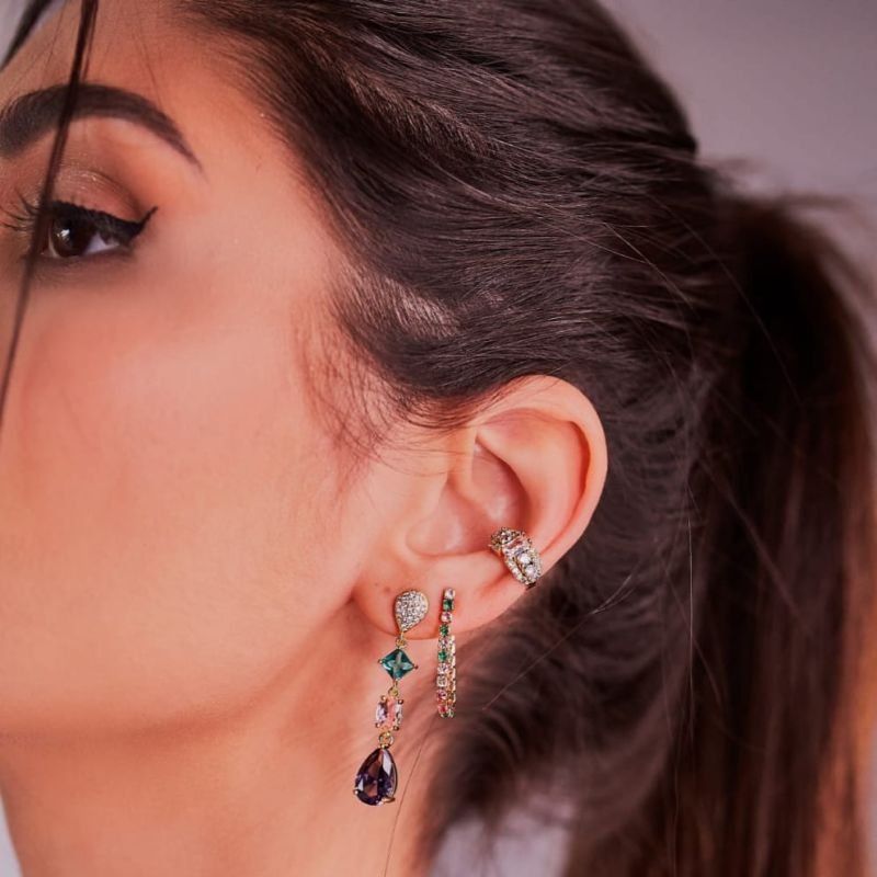 Piercing Cristal Luxo