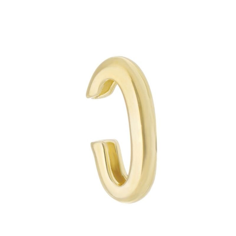 Piercing Fake Oval Pequeno 1,5 cm Dourado Unidade